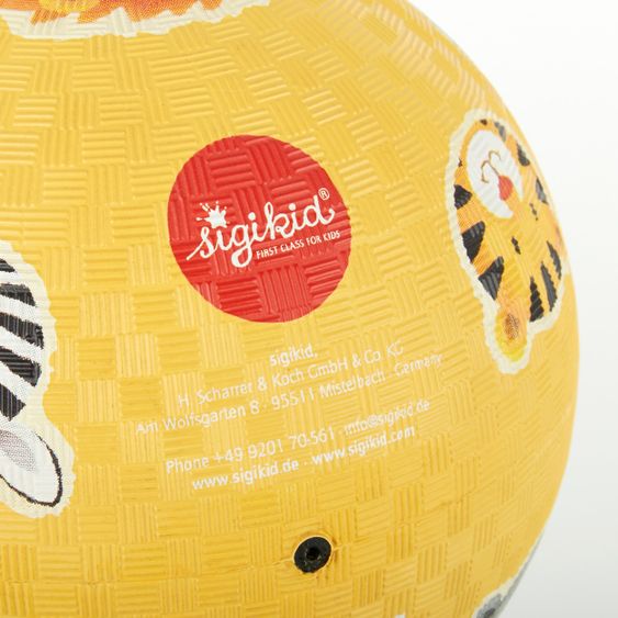 sigikid Ball Kautschuk 17 cm - Kleiner Zoo