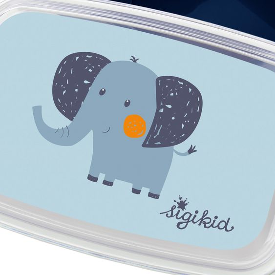 sigikid Lunch box - Elephant - Blue