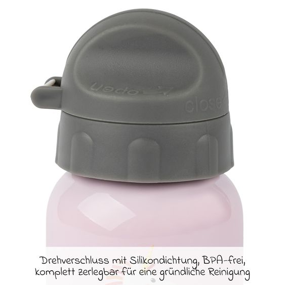 sigikid Edelstahl-Trinkflasche 250 ml - Einhorn - Rosa