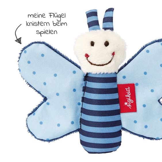 sigikid Greifling Knister-Schmetterling - Blau