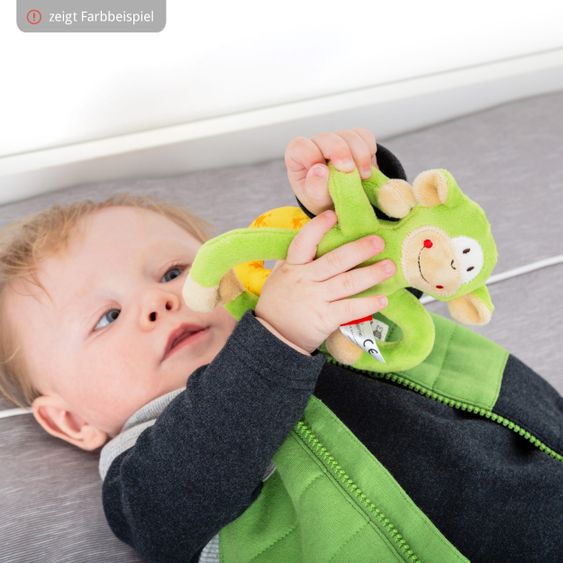 sigikid Greifling mit Rassel - Affe - Pink