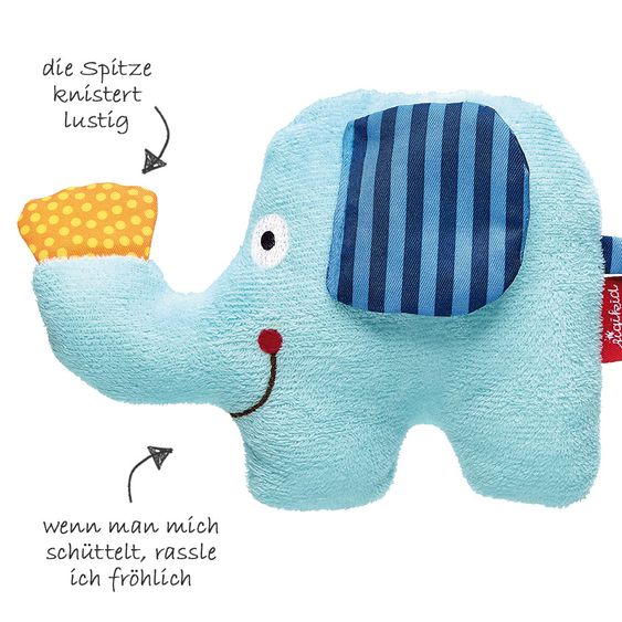 sigikid Greifling mit Rassel - Elefant