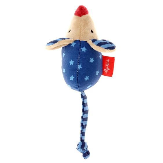 sigikid Greifling mit Rassel Maus 8 cm - Blau
