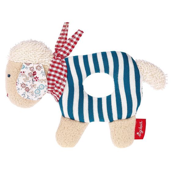 sigikid Greifling mit Rassel Organic Schaf - Natural Friends