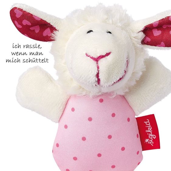 sigikid Greifling mit Rassel Schäfchen 13 cm
