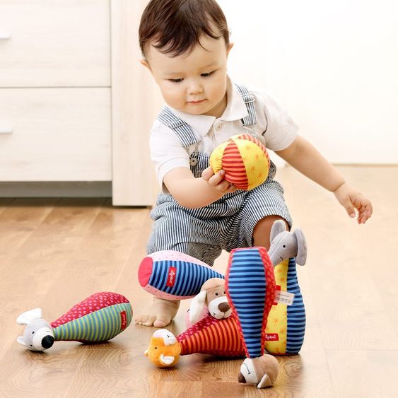 sigikid Kegelspiel Soft PlayQ 21 cm