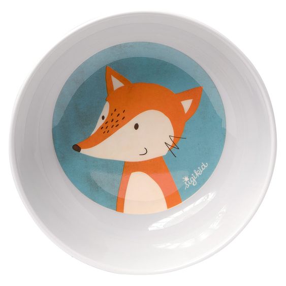 sigikid Schale 13 cm - Fuchs - Blau Orange
