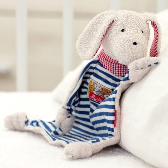 sigikid Schmusetuch Hund 28 cm - Blau