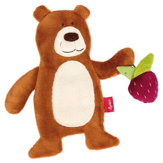 sigikid Schnuffeltuch Bär mit Rassel