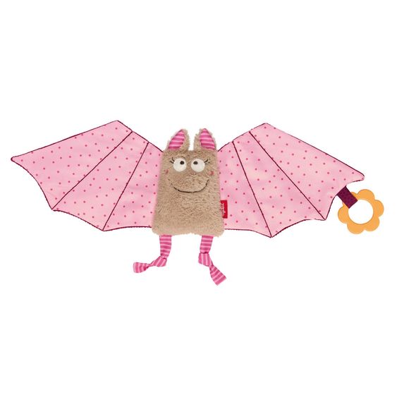 sigikid Schnuffeltuch Fledermaus - Urban Baby Edition - Rosa