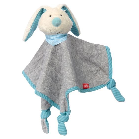sigikid Schnuffeltuch Hase - Urban Baby Edition - Türkis