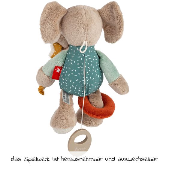 sigikid Spieluhr / Spieltier Aktiv Elefant 27 cm