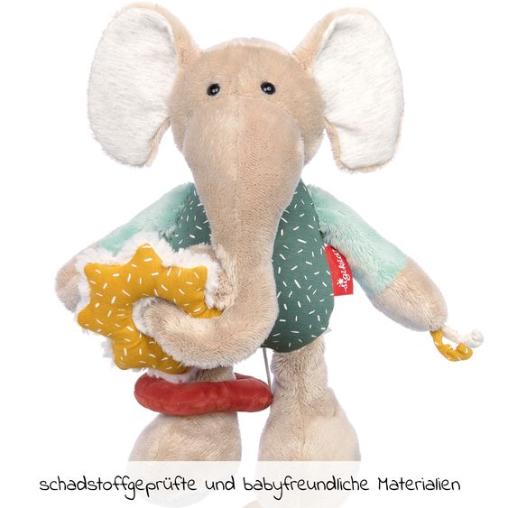 sigikid Spieluhr / Spieltier Aktiv Elefant 27 cm