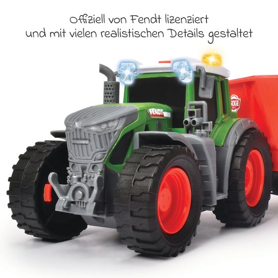 Simba Dickie Fendt Tractor with Trailer Farm Trailer