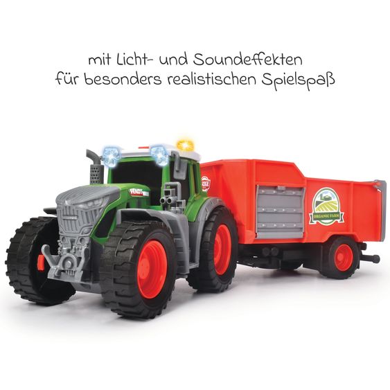 Simba Dickie Fendt Tractor with Trailer Farm Trailer