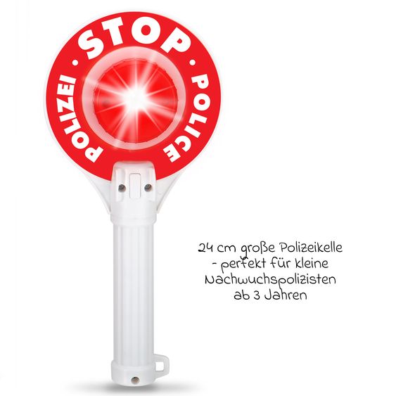 Simba Dickie Polizeikelle mit Licht Police Stop