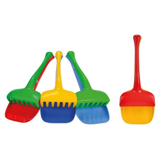 Simba Toys 2-tlg. Set Schaufel und Rechen klein - verschiedene Designs