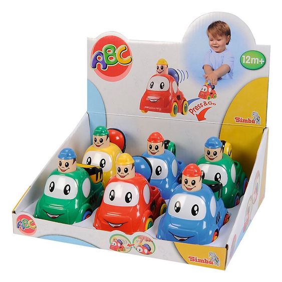 Simba Toys ABC Funny Press and Go Car - vari modelli