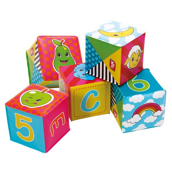 Simba Toys ABC Soft-Stapelwürfel 6 Stück