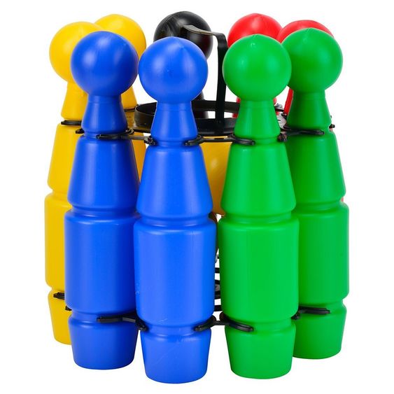 Simba Toys Kegelspiel mit Tragehalterung