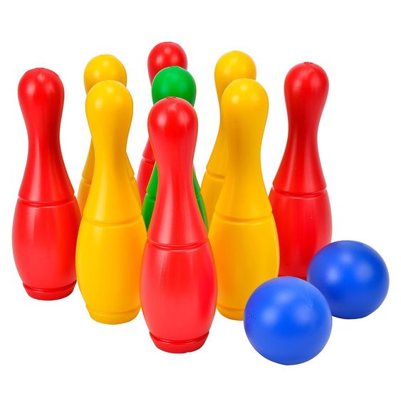 Simba Toys Kegelspiel mit Träger 11-tlg.