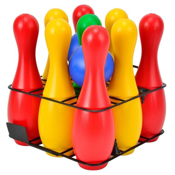 Simba Toys Kegelspiel mit Träger 11-tlg.