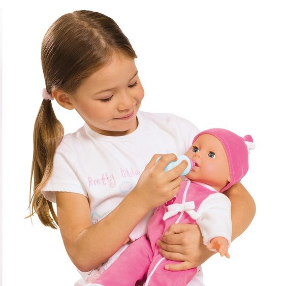 Simba Toys Puppe Laura mit Funktionen Babysprache 38 cm