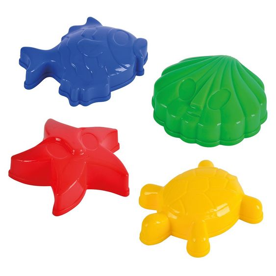 Simba Toys Sand mold in net 4 pieces