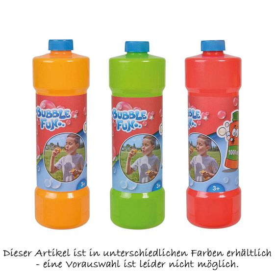Simba Toys Seifenblasen Nachfüllflasche 1 Liter - verschiedene Designs