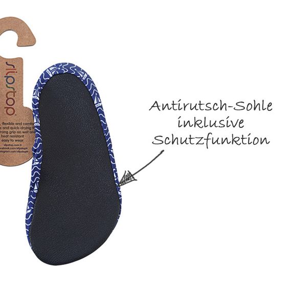 Slipstop Badeschuhe für Babys & Kinder - Boat - Gr. 18/20