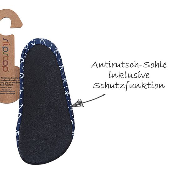 Slipstop Badeschuhe für Babys & Kinder - Fishbone - Gr. 18/20
