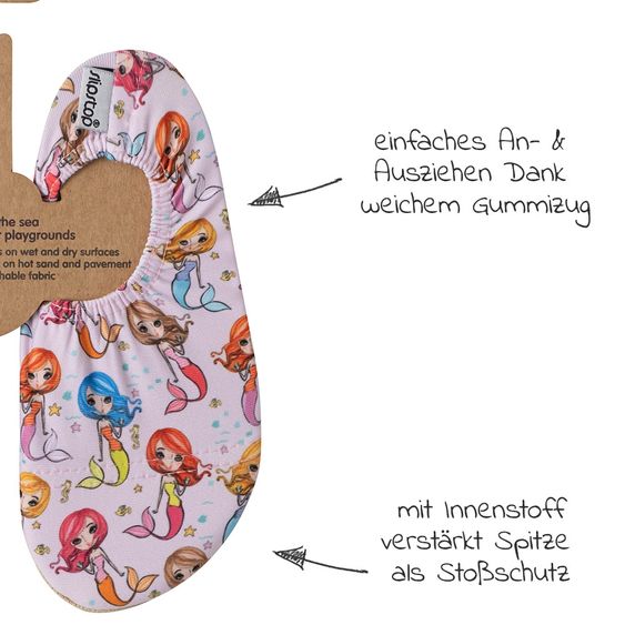 Slipstop Badeschuhe für Babys & Kinder - Nixe - Gr. 18/20