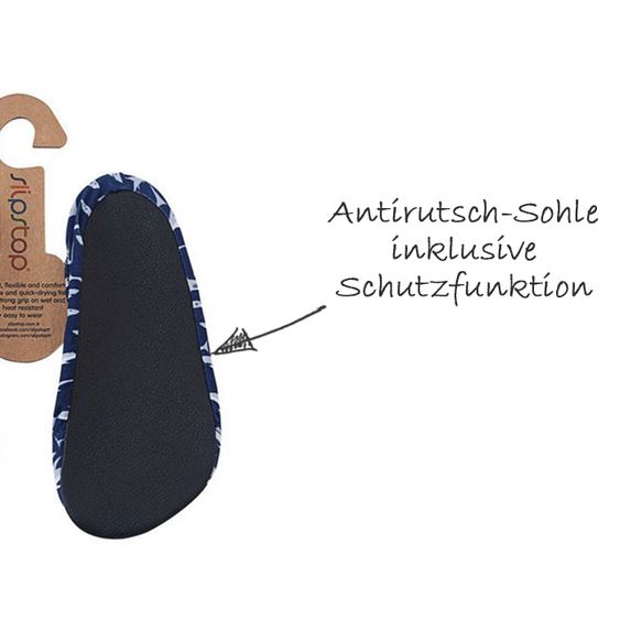 Slipstop Badeschuhe für Babys & Kinder Sharks - Gr. 18/20