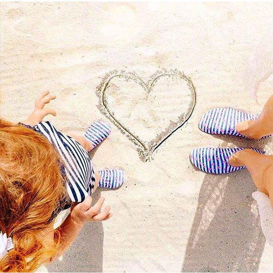 Slipstop Scarpe da bagno per neonati e bambini - a righe - taglia 18/20