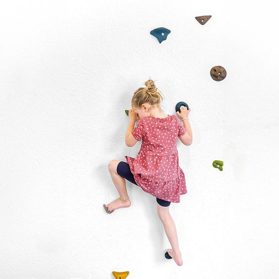 small foot 10-pcs Climbing Stone Set Adventure incl. mounting material - Colourful