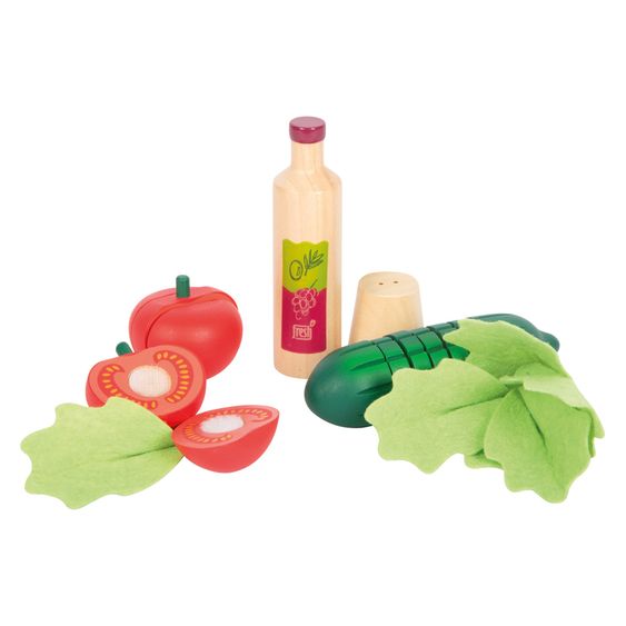 small foot 10-tlg Schneide-Set Salat mit Schüssel, Reibe und viel Zubehör - Fresh