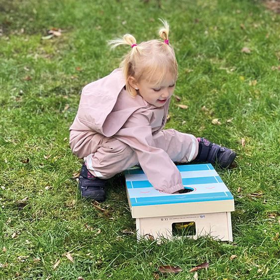 small foot 13-tlg. Cornehole und Sling Puck Spiel inkl. 6 Spielsteine & 6 Wurfsäckchen - Active