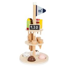 15-pcs Ice Cream Stand Set Fresh with ice cream scoop with magnet function incl. 8 ice cream flavours - Colourful