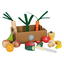 15-tlg. Schneide-Set Obst und Gemüse mit Korb und viel Zubehör - Fresh - Bunt