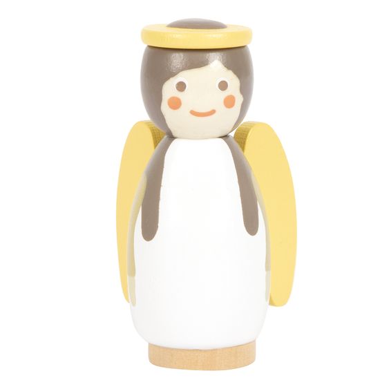 small foot 19 tlg. Spielset Weihnachtskrippe aus Holz - Bunt