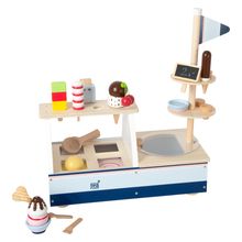 21-tlg.Eistheken-Spielset Fresh aus Holz - Bunt