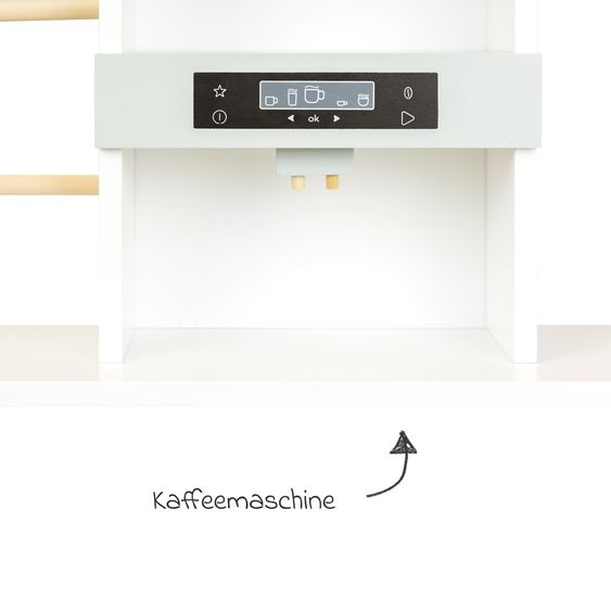 small foot 2in1 Kaufladen und Küche Fresh flexibel nutzbar als Kaufladen, Küche, Kiosk oder Imbiss - Weiß