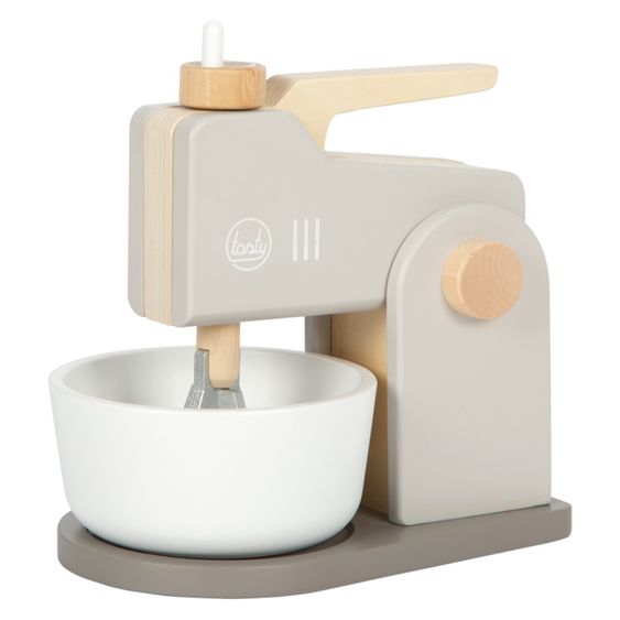 small foot 2in1 Mixer-Set mit Hand- und Standmixer inkl. Rührschüssel - Tasty - Grau
