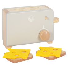 5-tlg Toaster-Set mit 2 Toastscheiben & 2 Käsescheiben - Tasty - Grau