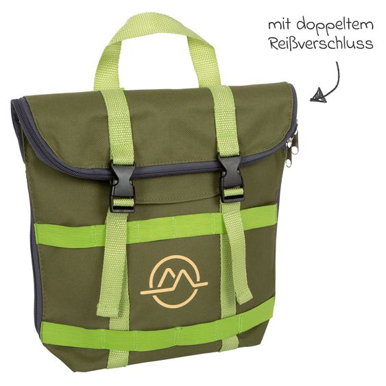 small foot Zaino esploratore 9 pz. Discover incl. rete, lente d'ingrandimento con contenitore e molti accessori - Colorato