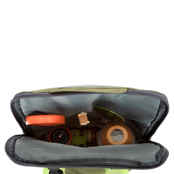 small foot Zaino esploratore 9 pz. Discover incl. rete, lente d'ingrandimento con contenitore e molti accessori - Colorato