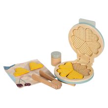 9-tlg. Waffeleisen-Set mit Waffel und Zubehör - Tasty - Türkis