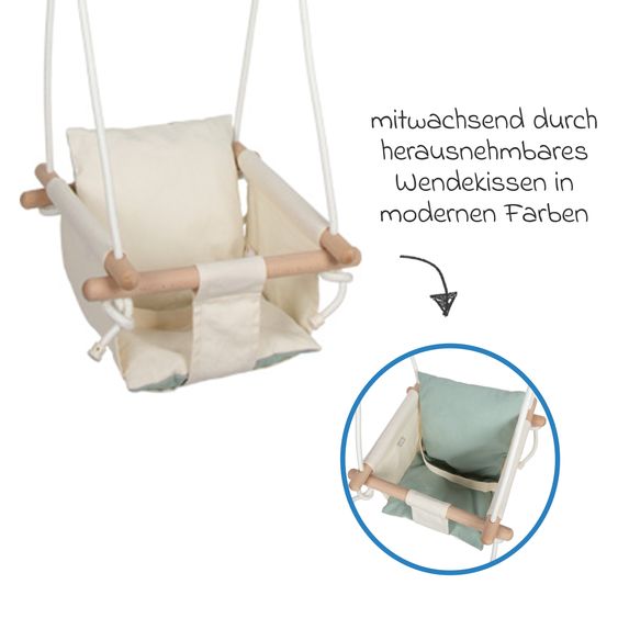 small foot Baby- und Kleinkindschaukel - Beige