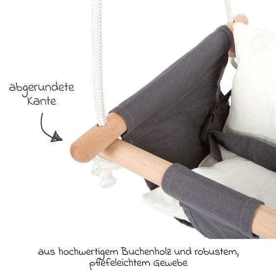 small foot Babyschaukel Komfort - Braun