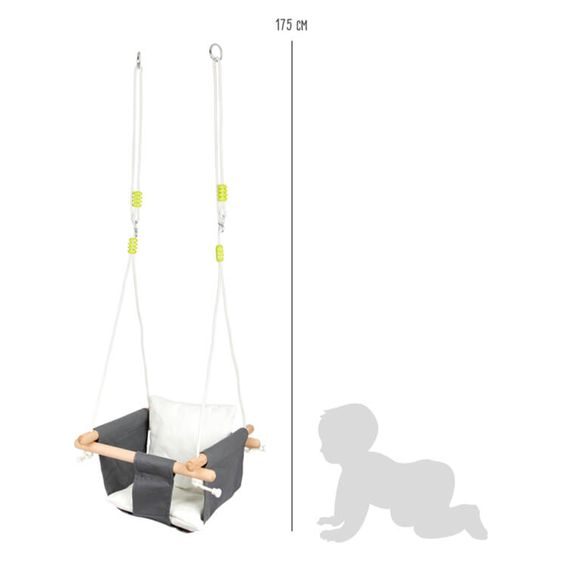 small foot Babyschaukel Komfort - Braun